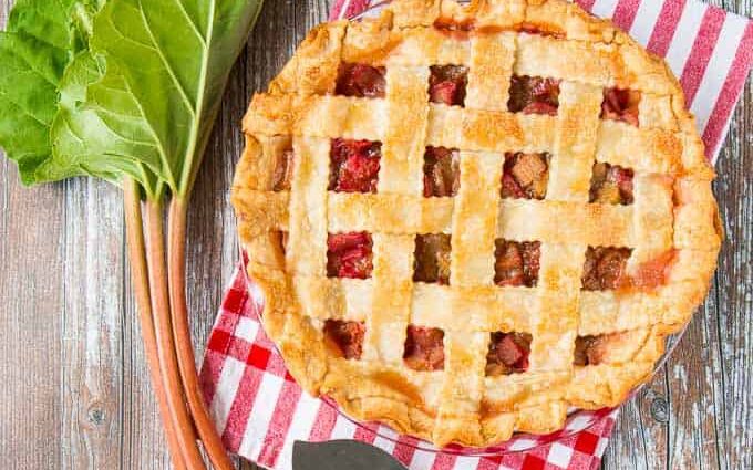 Sweet rhubarb pie: step by step recipe with photos