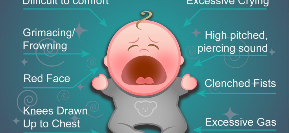 Symptoms of infant colic