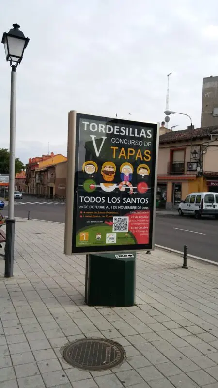 Tapas for all saints, in Tordesillas