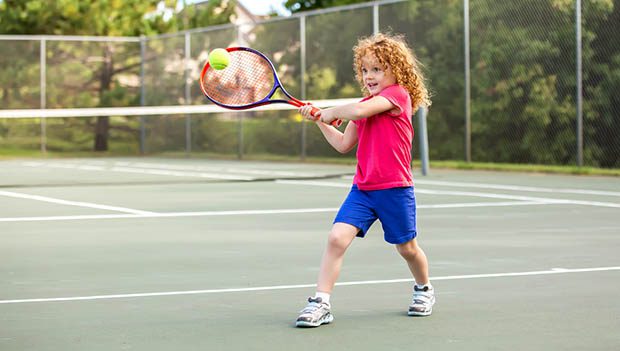 Tennis for children: activities, benefits