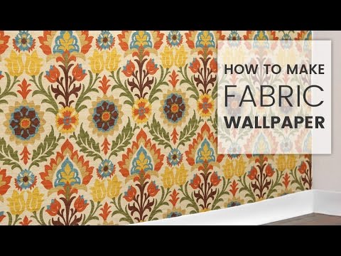 Textile wallpaper for walls: how to glue