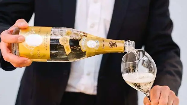 The 123.000 euro bottle of champagne