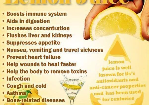 The benefits and harms of lemon juice