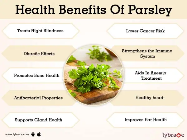 The benefits and harms of parsley