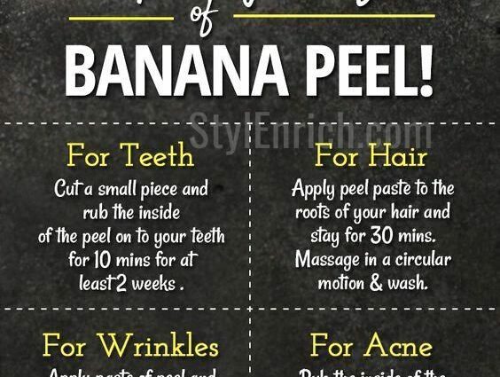 The benefits of bananas and what a banana peel is for