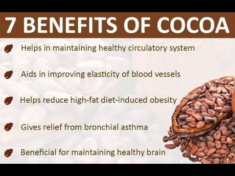 The benefits of cocoa beans. Video