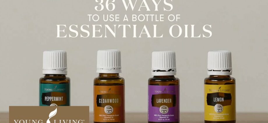 The benefits of essential oils. Video