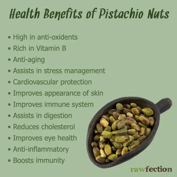 The benefits of pistachios