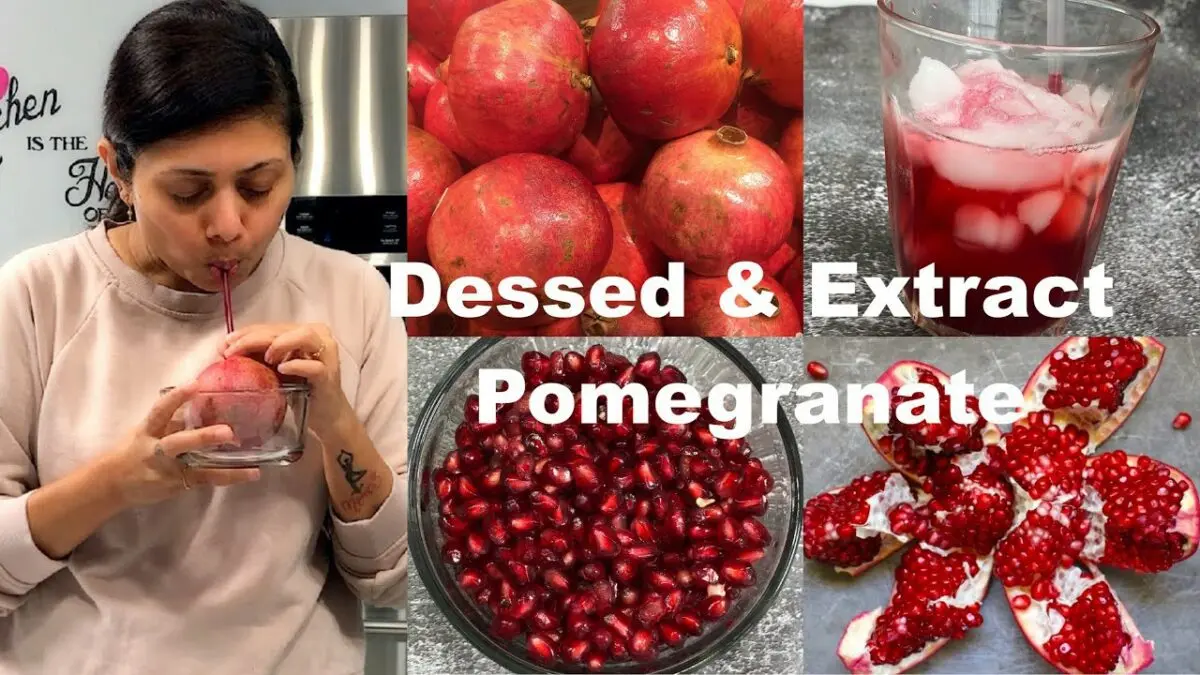 The benefits of pomegranate juice. Video