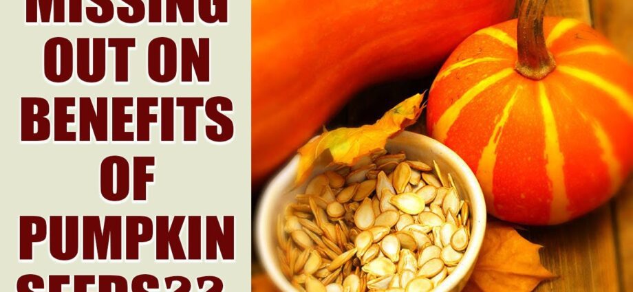 The benefits of pumpkin seeds. Video