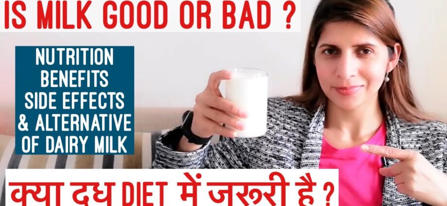 The benefits or harms of milk. Video