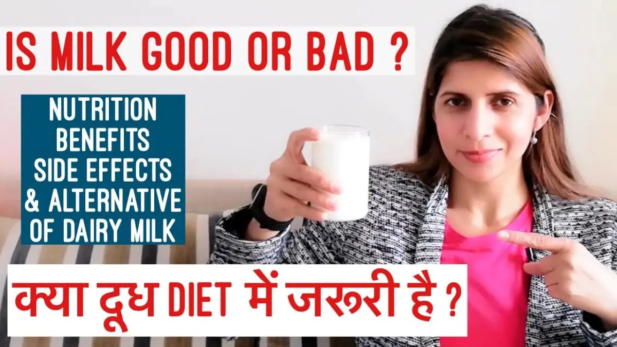 The benefits or harms of milk. Video