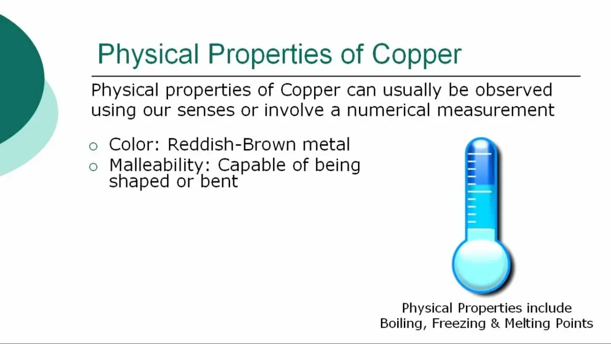 The chemical properties of copper for your face