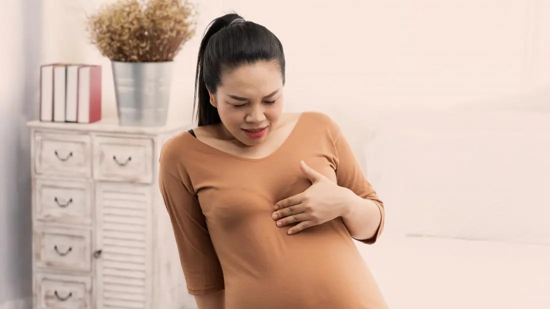 The chest stopped hurting during early pregnancy: reasons why, week