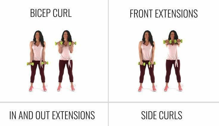 The exercises for the arms proposed by the Pin Twins so that they stop being flabby