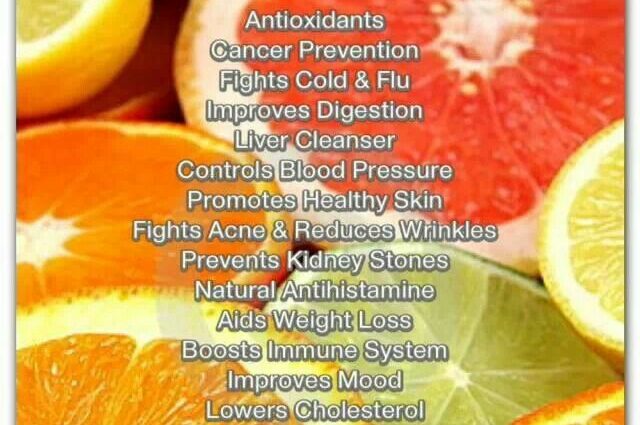 The health benefits of citrus fruits