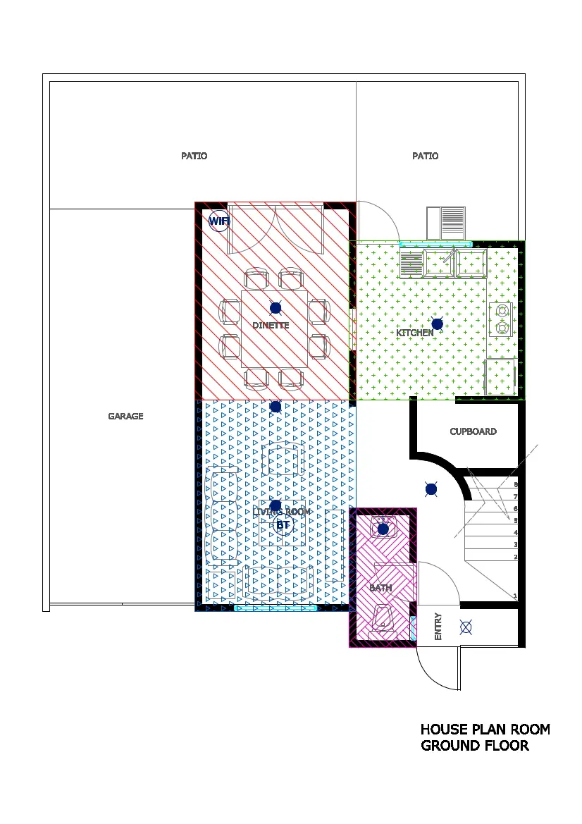 The location of the rooms in the house, how to arrange the rooms correctly