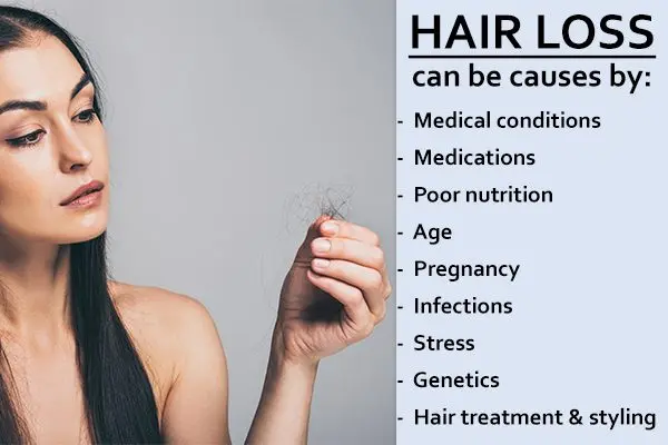 The main causes of hair loss in women