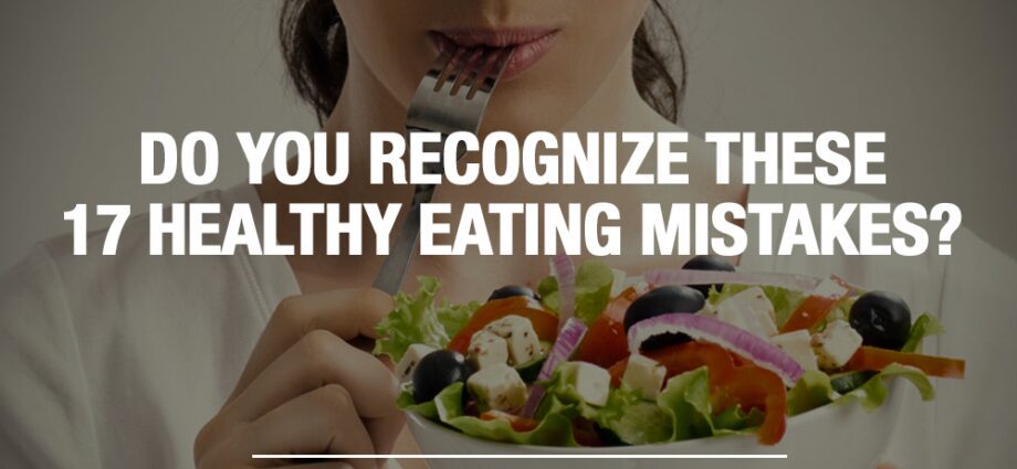 Os erros que levan a comer máis e peor