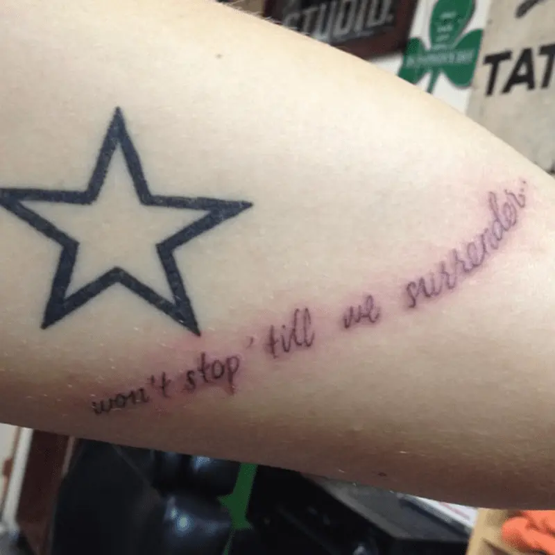The most unfortunate star tattoos