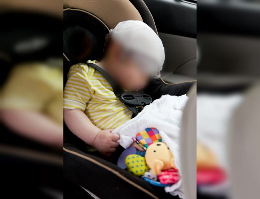 The nanny killed a one-year-old girl by putting her in a car seat