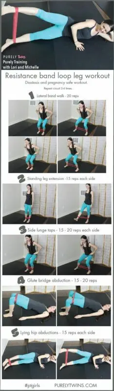 The Pin Twins rubber band exercises to strengthen the body at home