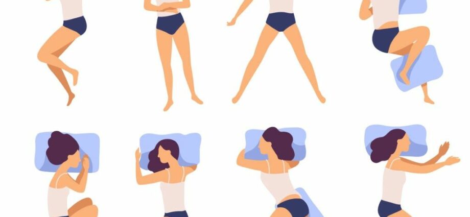 The sleeping postures that allow a more restful sleep