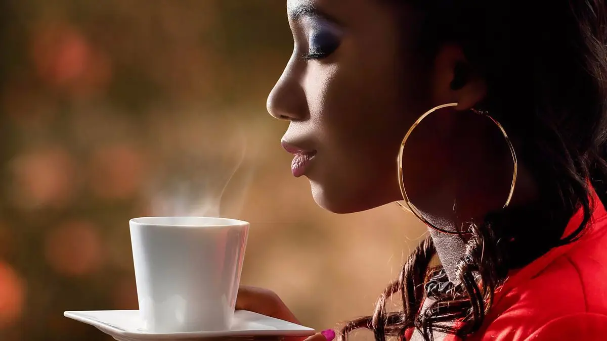 The smell of coffee will help you wake up