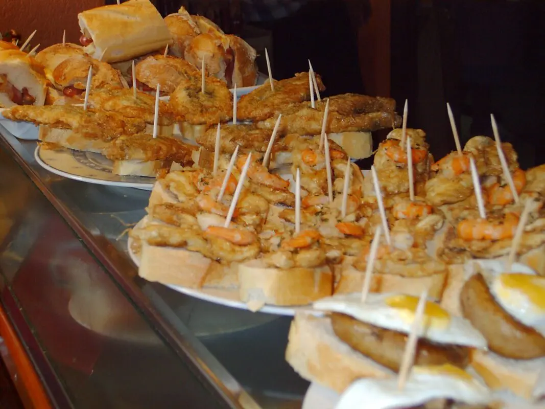 The Spanish capitals of Los Pinchos