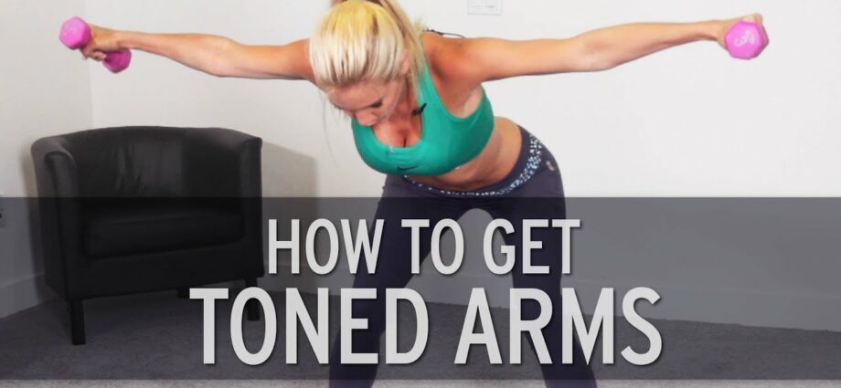 Thick arms: exercise for weight loss. Video