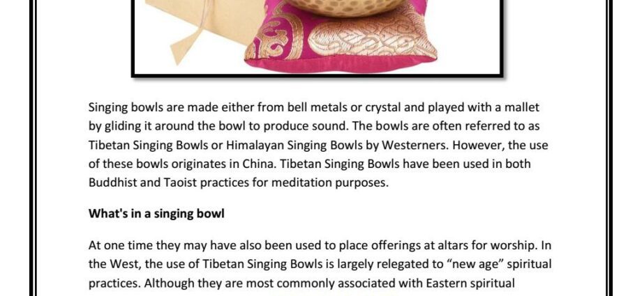 Tibetan Singing Bowls: How They Relieve Stress and Why You Should Try It