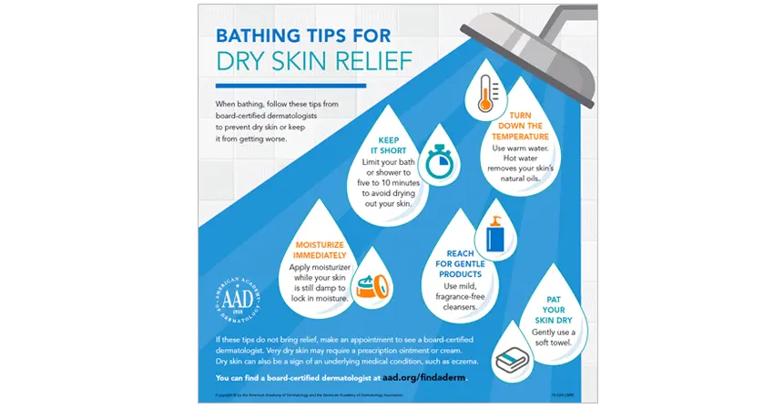 Dry skin: prevention