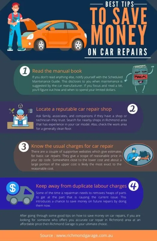 Tips on how to save money on repairs