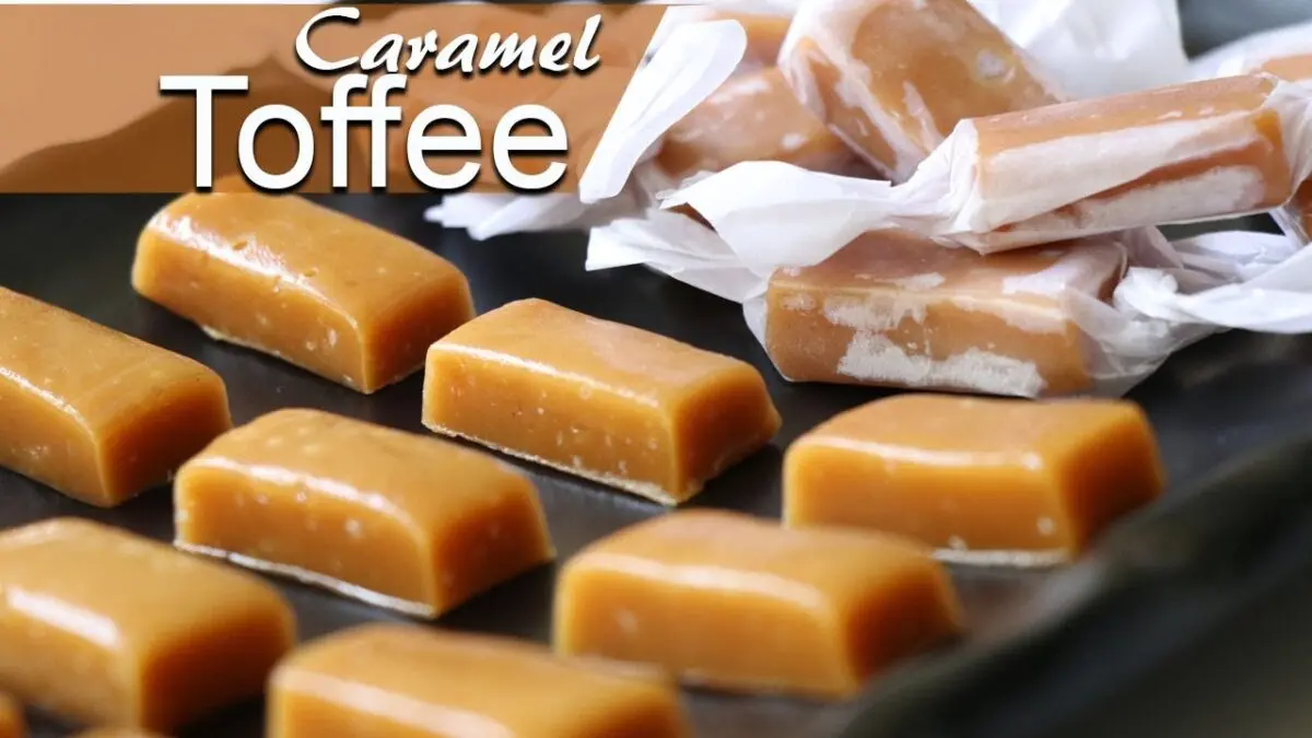 Toffee at home: video recipe