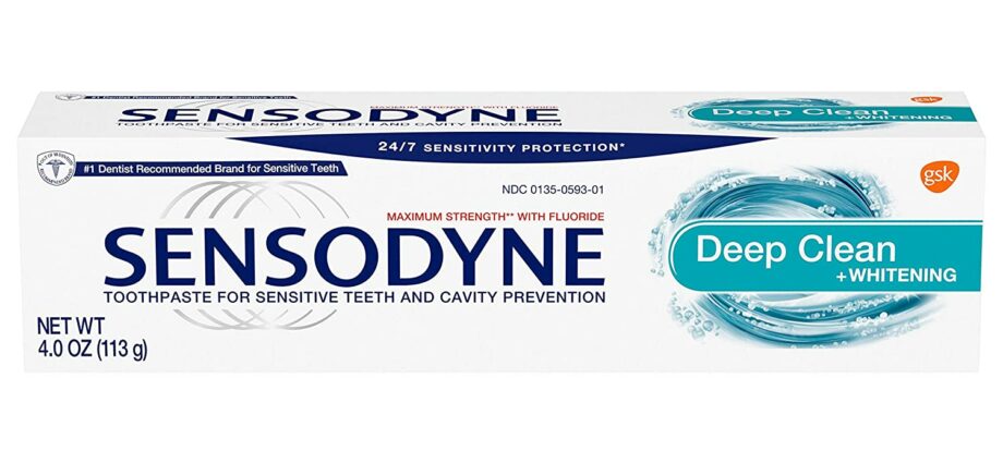 Toothpaste for sensitive teeth