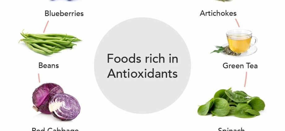 Cov zaub mov zoo tshaj plaws hauv cov tshuaj antioxidants