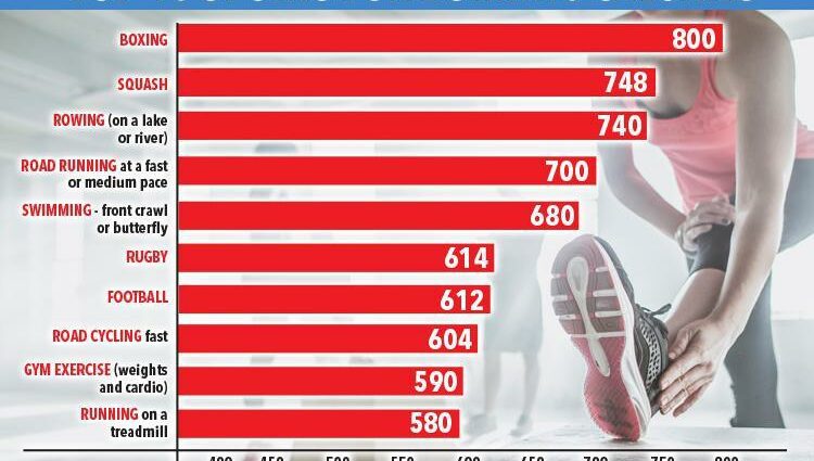 Top most high-calorie-consuming sports