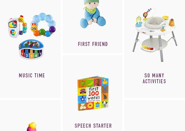 Toys for a child at 6 months: what are needed up to a year, development