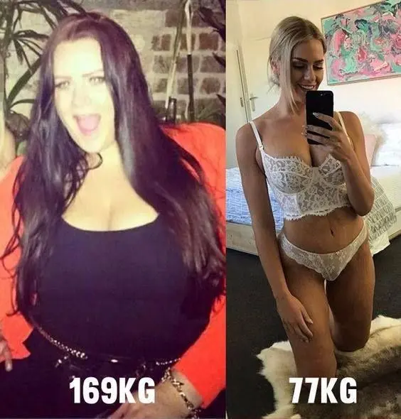 Transformation: the girl lost 77 kg and became a beauty