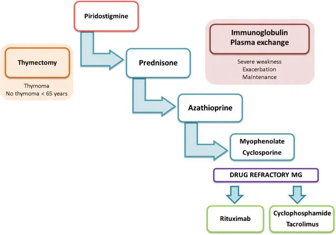 Treatment of myasthenia gravis