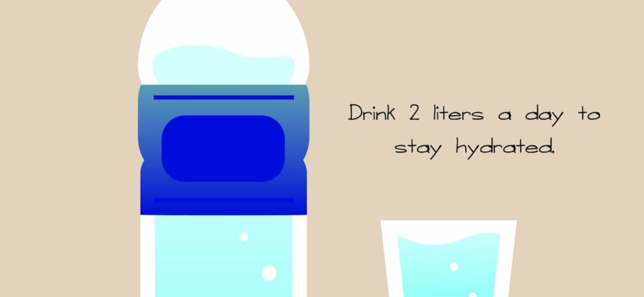 Kaksi litraa vettä päivässä: juoda vai olla juomatta?