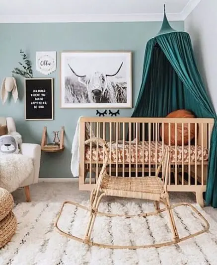 Unusual carpet in the nursery