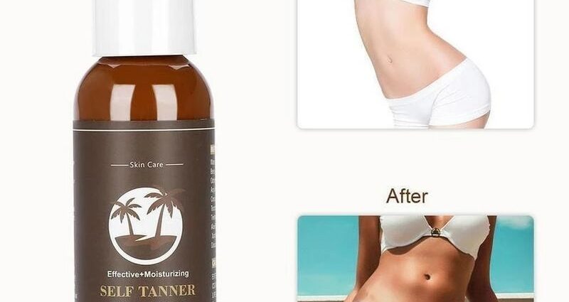 Using self-tanning body