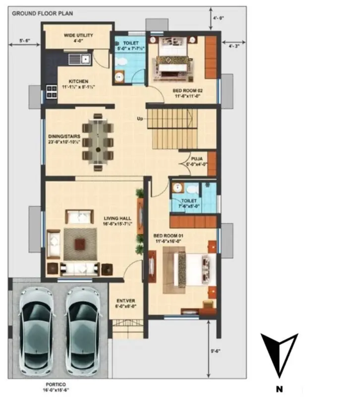 Vastu house: design, construction, repair