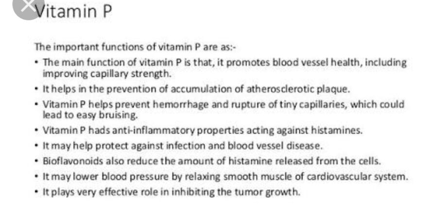 Vitamini P, au Kwa nini bioflavonoids ni muhimu?