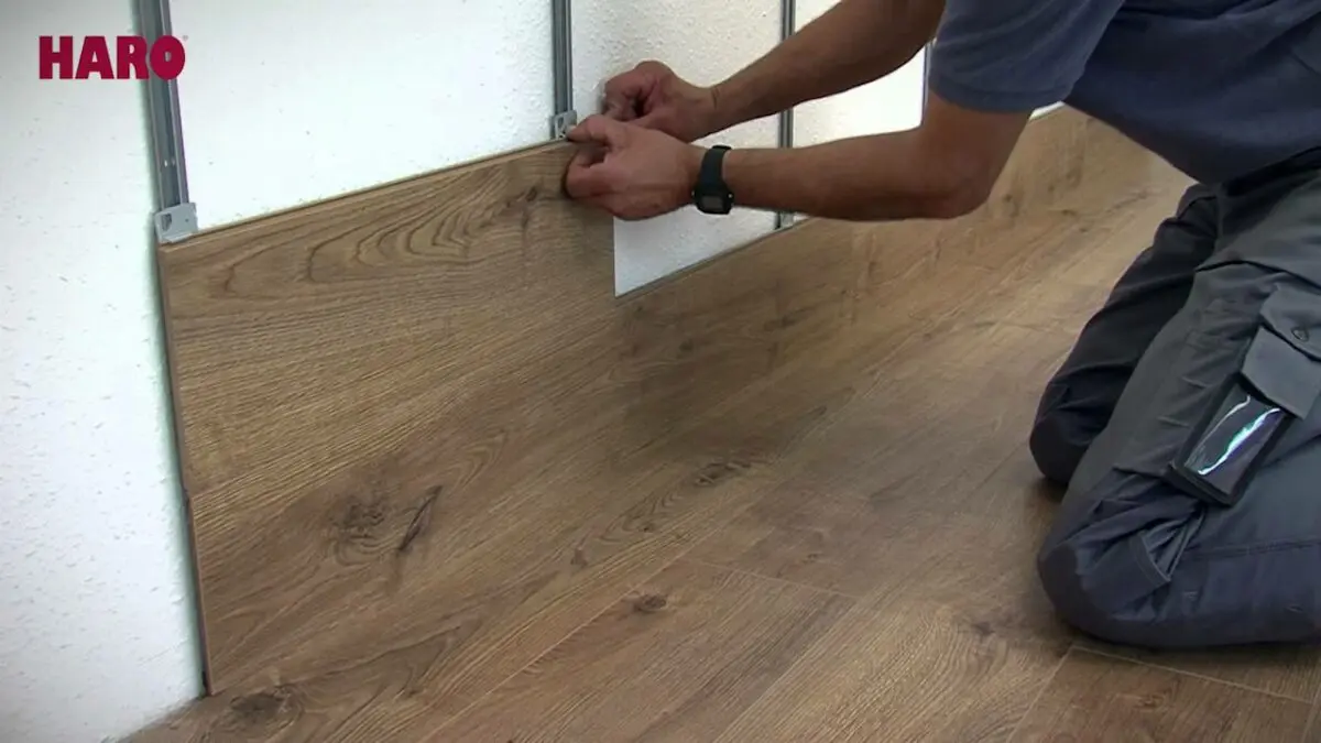 Wall decoration with laminate. Video Tips