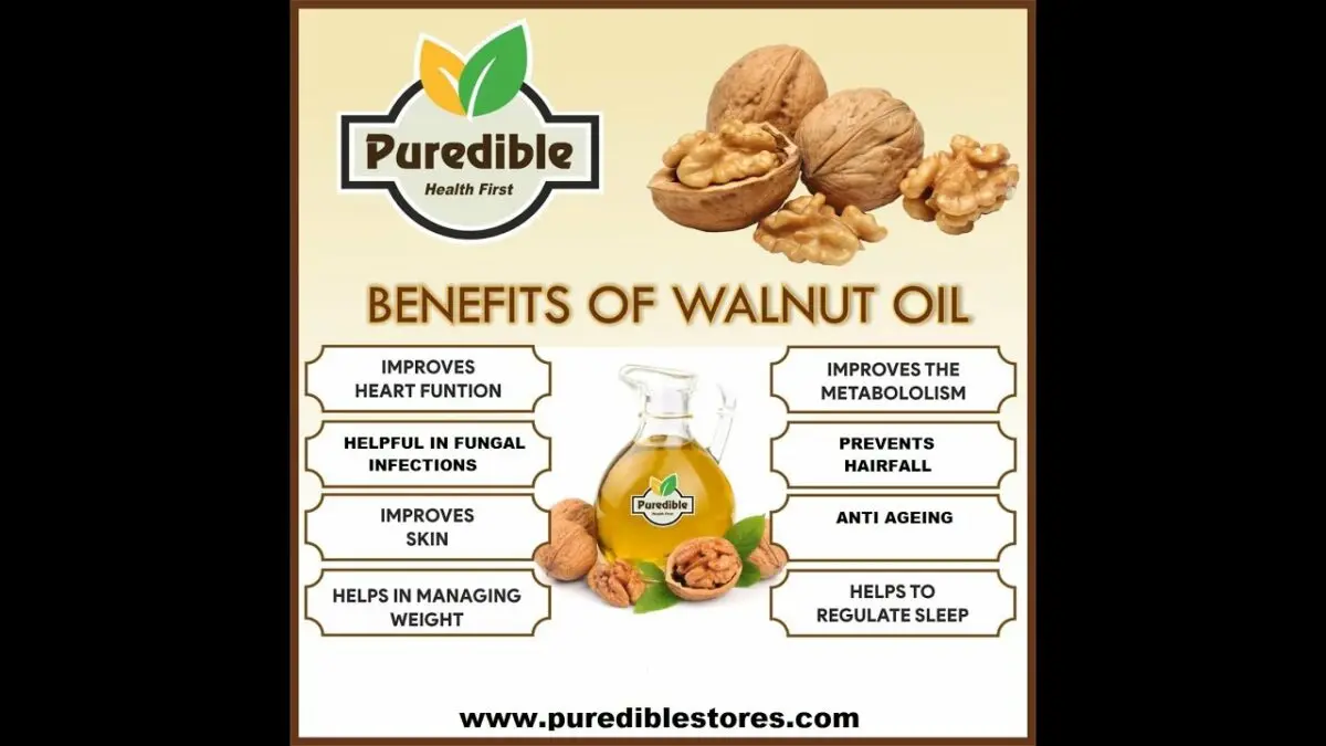 Walnut oil &#8211; beneficial properties. Video