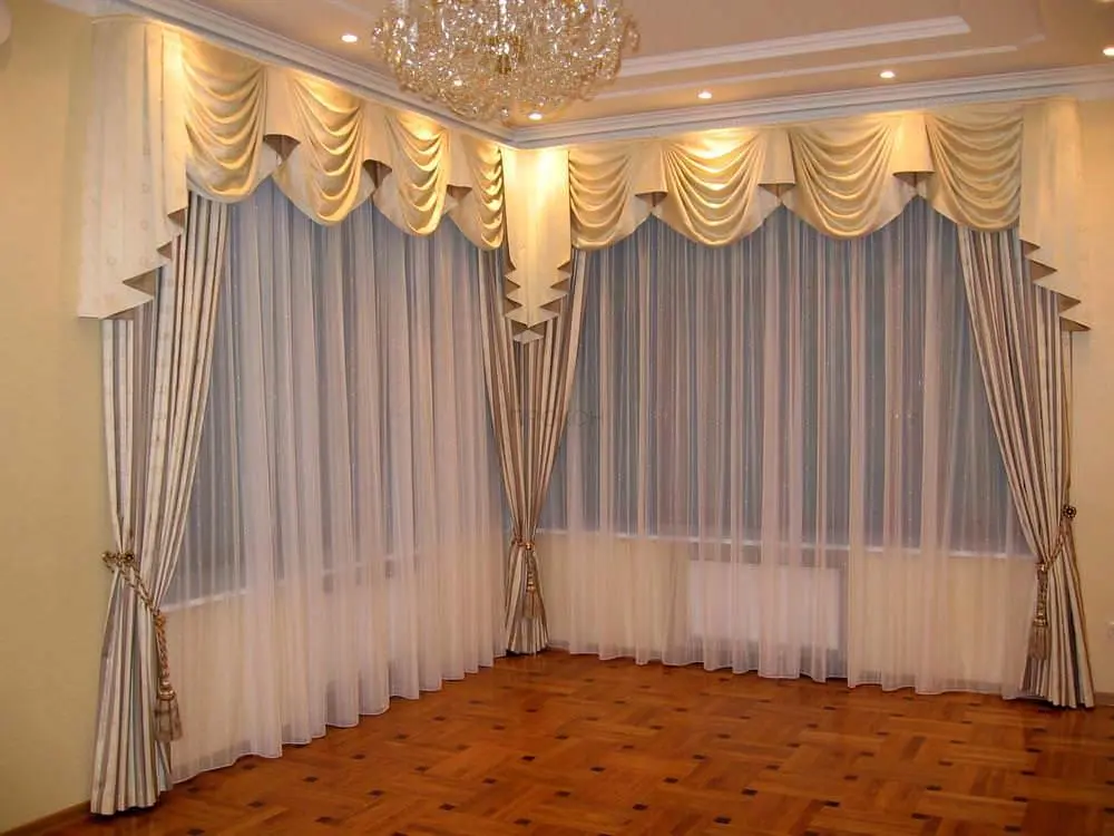 We decorate curtains with our own hands: master class