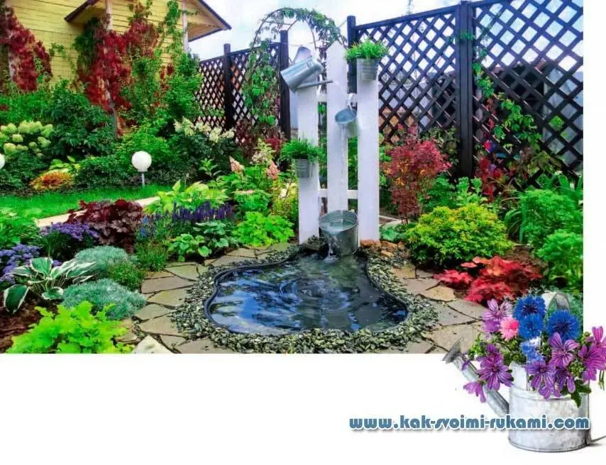 how to decorate a garden with your own hands
