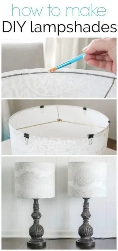 We make a lampshade: photo